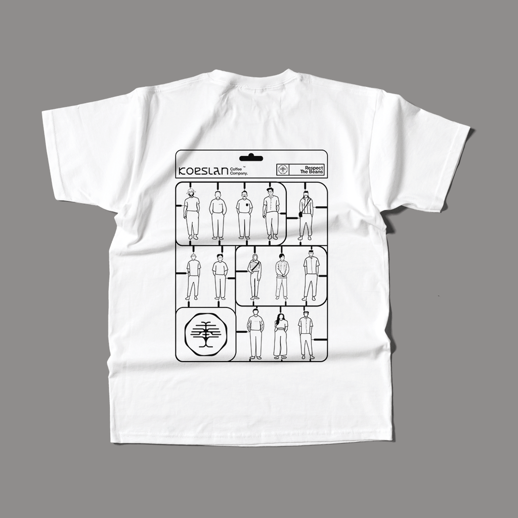 T-Shirt Putih Koeslan Mini Figure