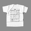 T-Shirt Putih Koeslan Mini Figure