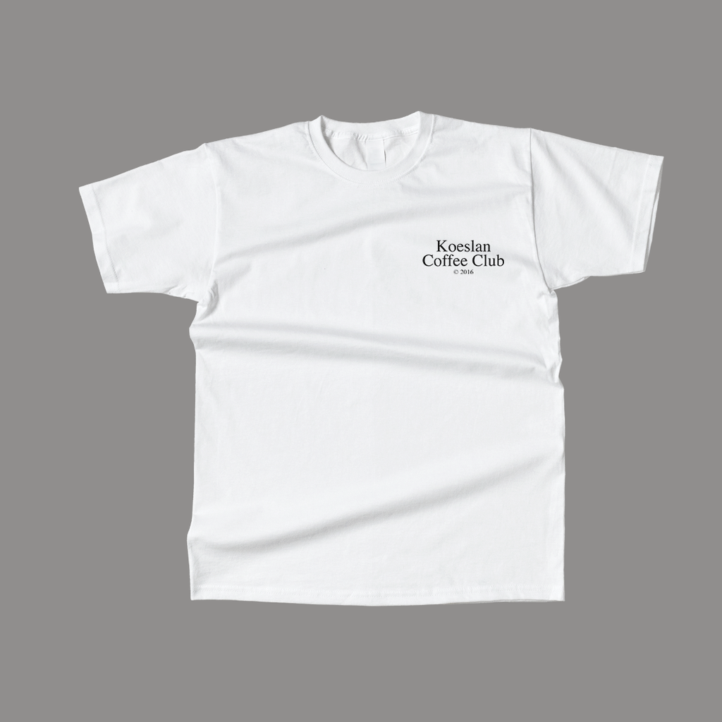 T-Shirt Putih Koeslan Coffee Club